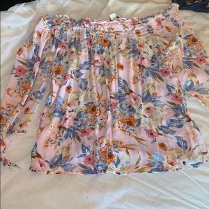 Gypsies and Moondust off the shoulder blouse